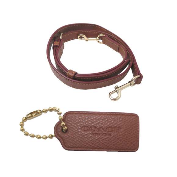 Coach Signature 2-Way Bag, Women's Handbag, F34910, PVC, Brown - Picture 9 of 10